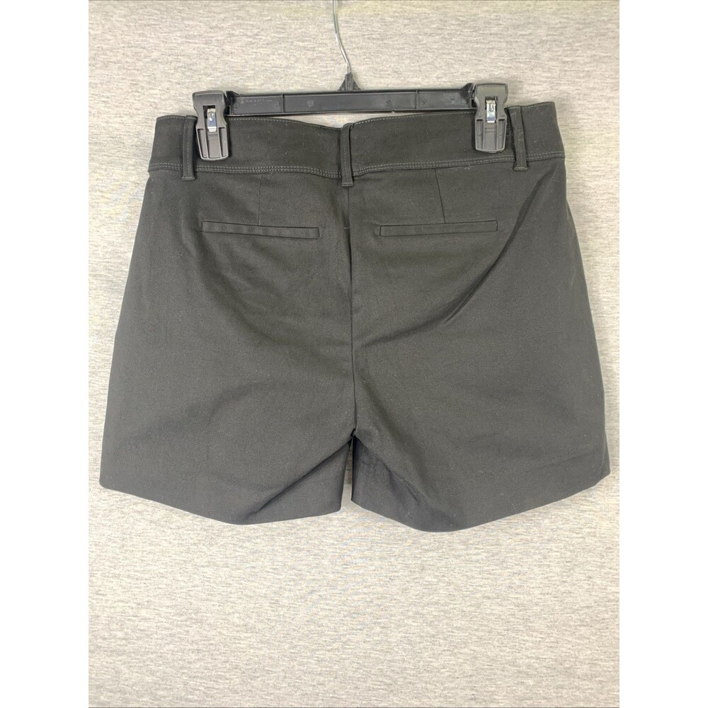 NWT ISAAC MIZRAHI New York Dress Shorts Black Tailored Flat Front Size 4 Womens - Picture 3 of 16